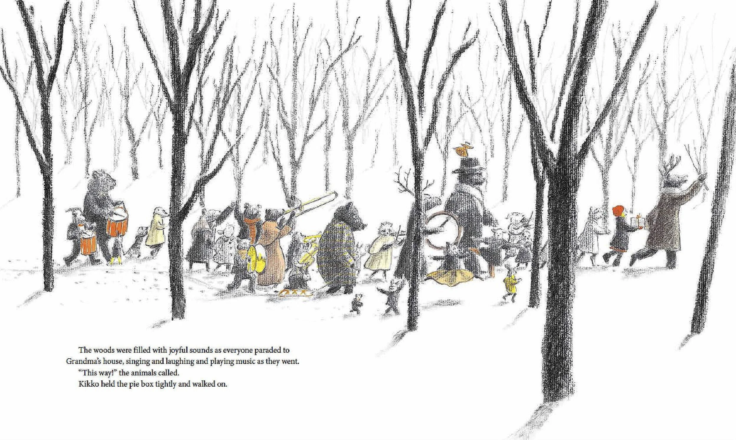 TEA PARTY IN WOODS — Art of the Picture Book